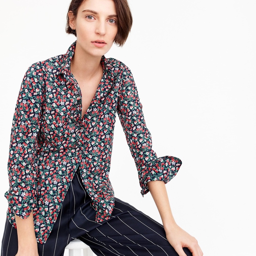 J. Crew Slim perfect shirt in Liberty Sarah floral